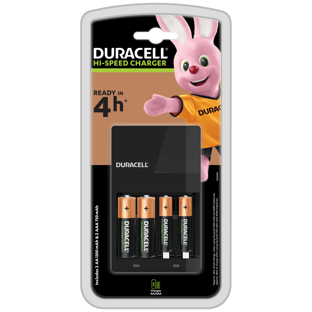 Duracell 2400 mAh rechargeable NiMH AA batteries