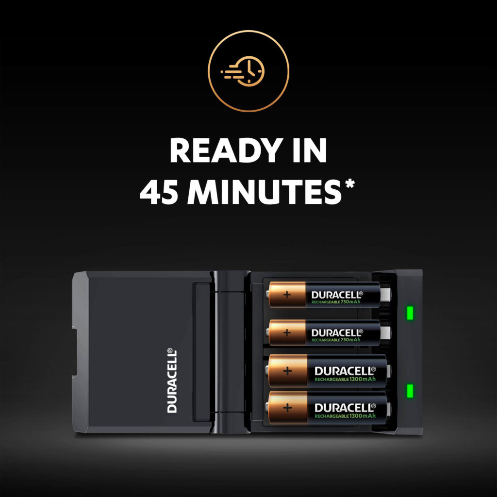 Duracell Hi-Speed Advanced Charger for AA & AAA Batteries